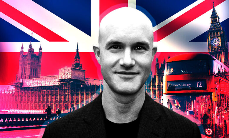 Coinbase CEO meets with UK Economic Secretary to discuss crypto innovation