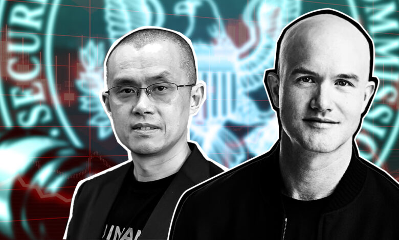 Binance, Coinbase CEOs together lost $1.7B of personal wealth after SEC charges