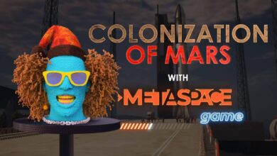 voxelcrazyheads colonization of mars banner