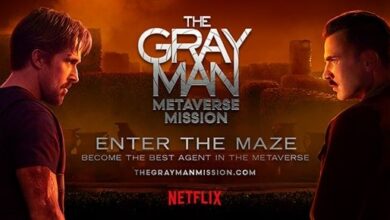 Netflix x Decentraland’s The Gray Man Metaverse Mission poster