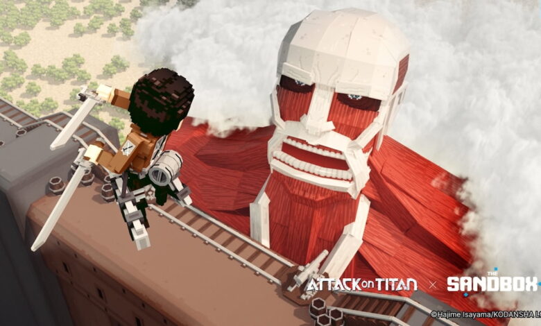 Attack on Titan Expands into The Sandbox Metaverse